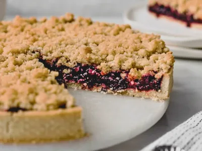 KUCHEN LOW ARÁNDANOS