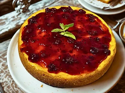 CHEESECAKE DE ARANDANOS
