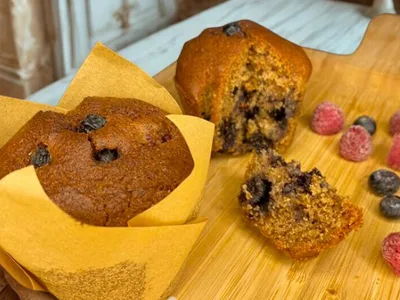 MUFFIN FRUTOS ROJOS